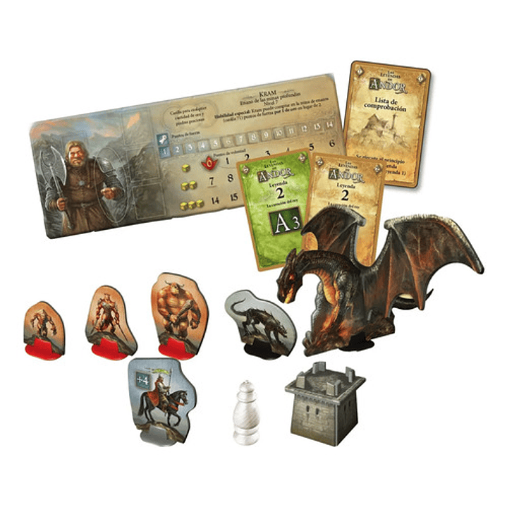 Las Leyendas De Andor Juego De Mesa En Español 5