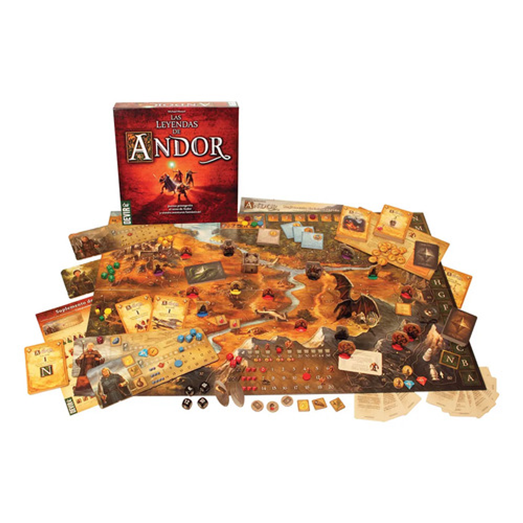 Las Leyendas De Andor Juego De Mesa En Español 6