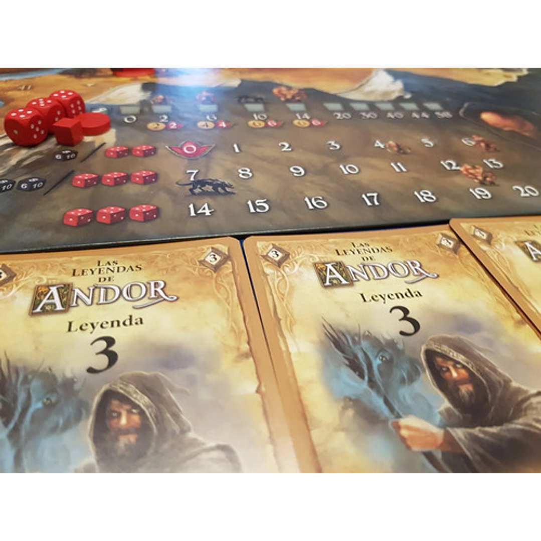 Las Leyendas De Andor Juego De Mesa En Español 10
