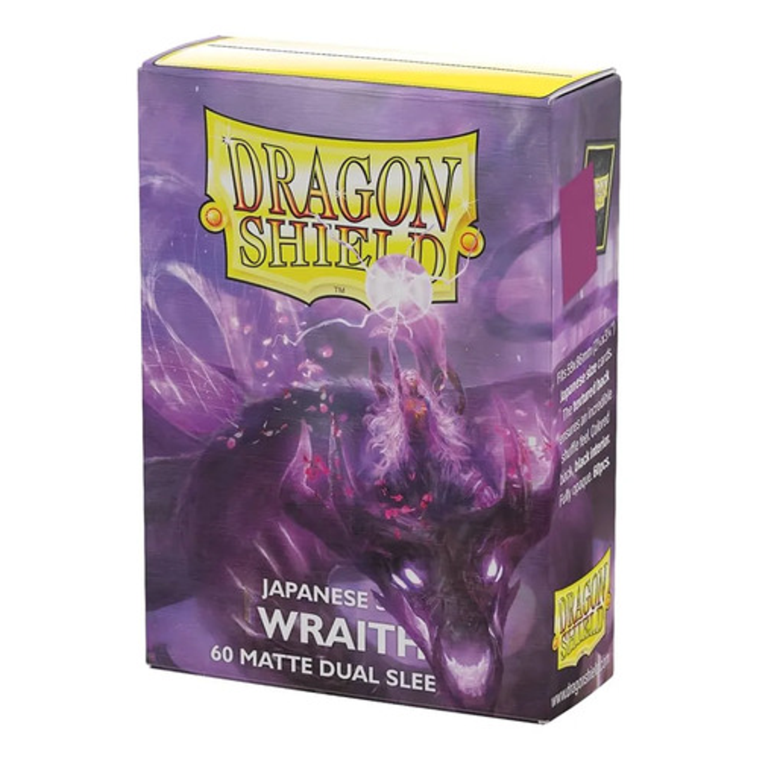 Dragon Shield Wraith Matte Dual Japanese Size Card Sleeves 3
