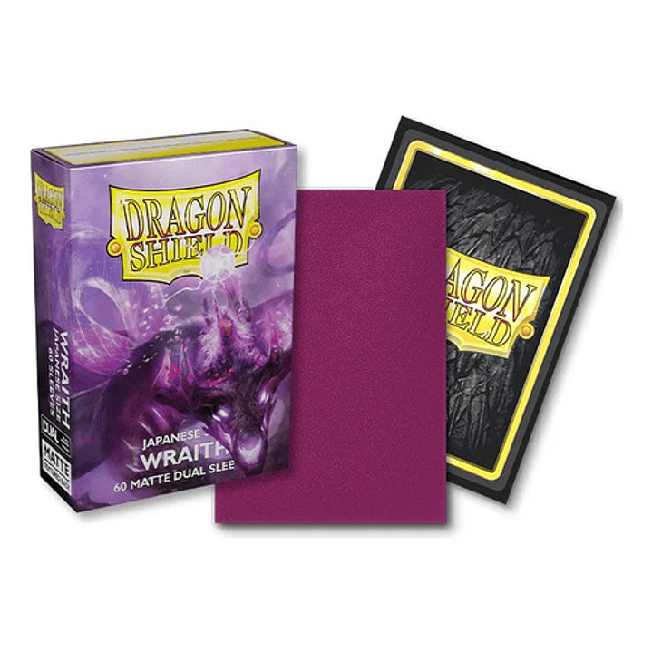Dragon Shield Wraith Matte Dual Japanese Size Card Sleeves 4