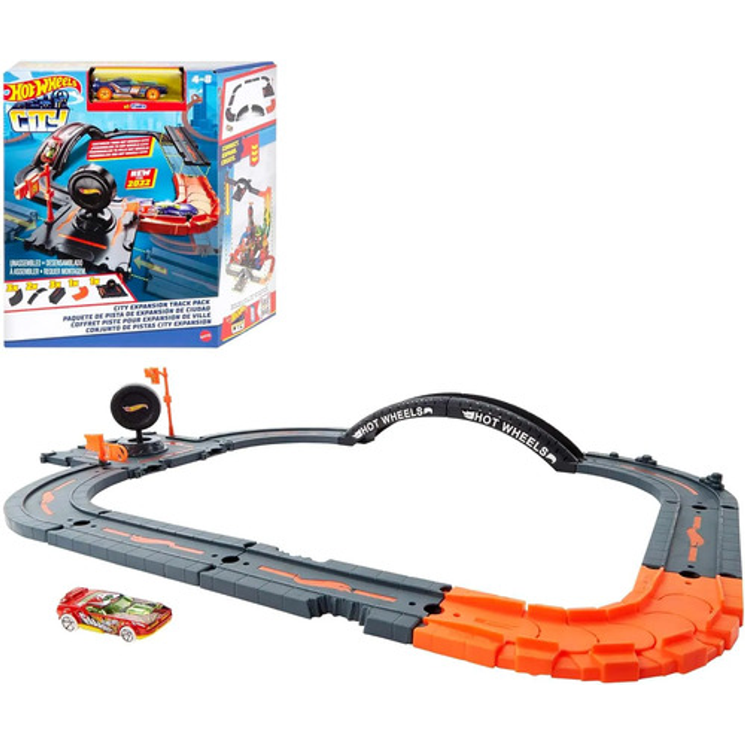 Hot Wheels City Paquete De Construcción Pista De Juguete 1