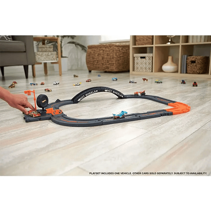 Hot Wheels City Paquete De Construcción Pista De Juguete 8