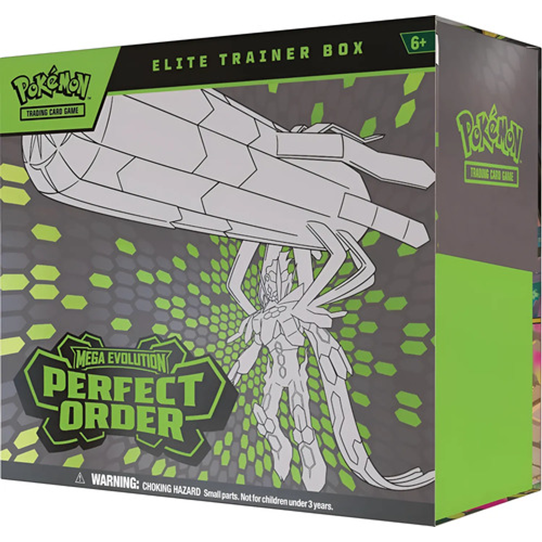 POKEMON TCG MEGA EVOLUTION PERFECT ORDER ELITE TRAINER BOX INGLES 1