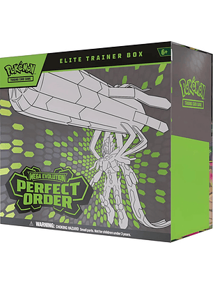POKEMON TCG MEGA EVOLUTION PERFECT ORDER ELITE TRAINER BOX INGLES