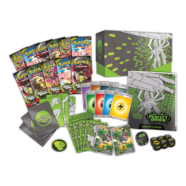 POKEMON TCG MEGA EVOLUTION PERFECT ORDER ELITE TRAINER BOX INGLES 3