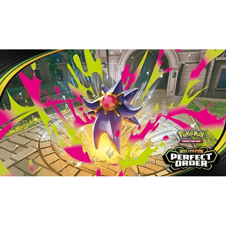 POKEMON TCG MEGA EVOLUTION PERFECT ORDER 3 BOOSTER BLISTER INGLES 6