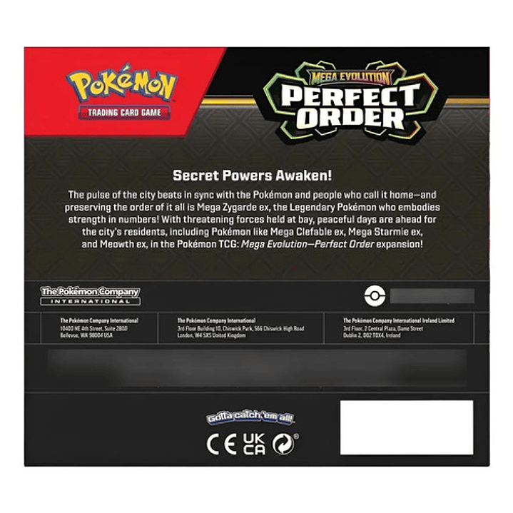 POKEMON TCG MEGA EVOLUTION PERFECT ORDER BOOSTER BOX INGLES 6