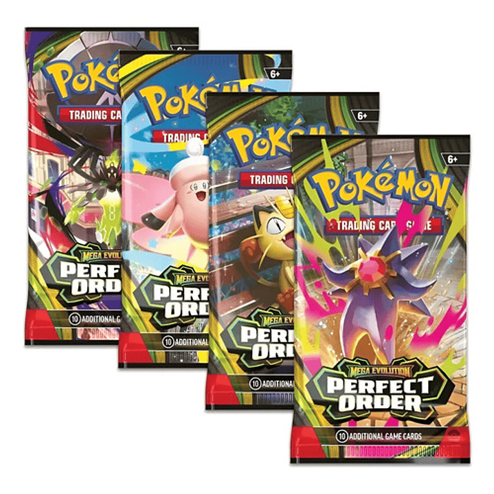 POKEMON TCG MEGA EVOLUTION PERFECT ORDER BOOSTER BOX INGLES 7