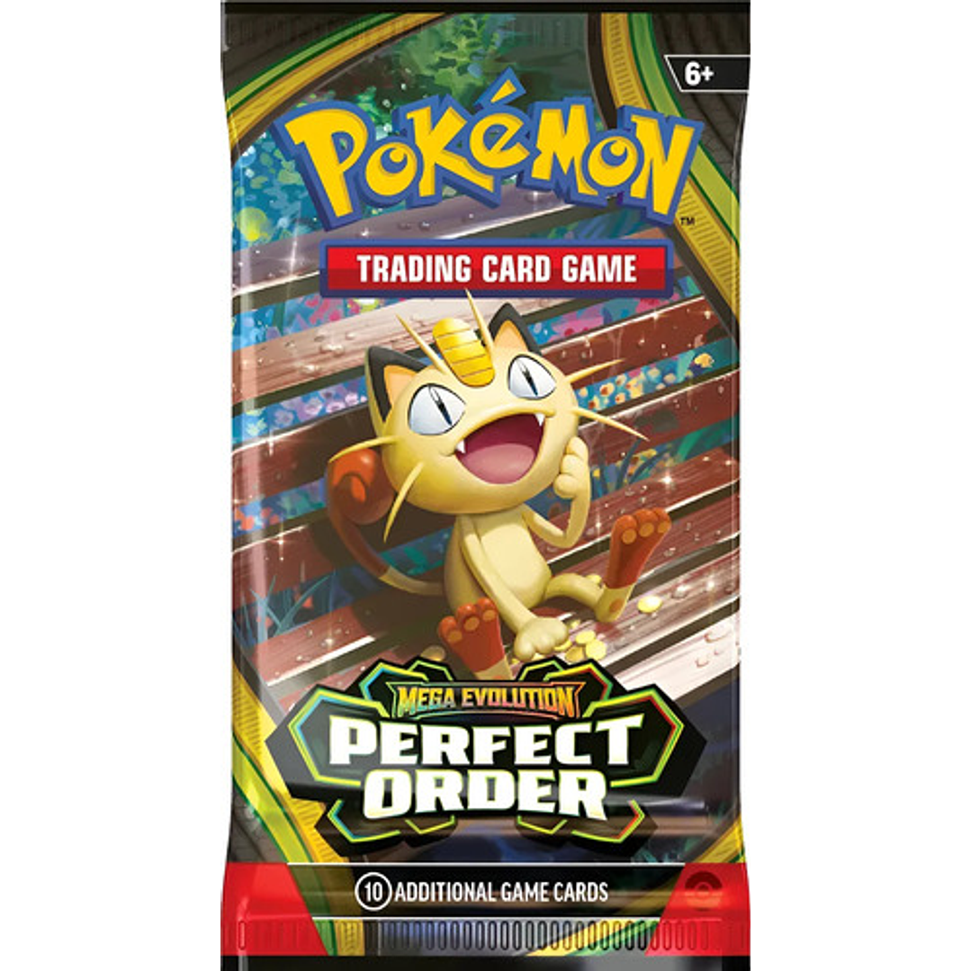 POKEMON TCG MEGA EVOLUTION PERFECT ORDER BOOSTER BOX INGLES 8