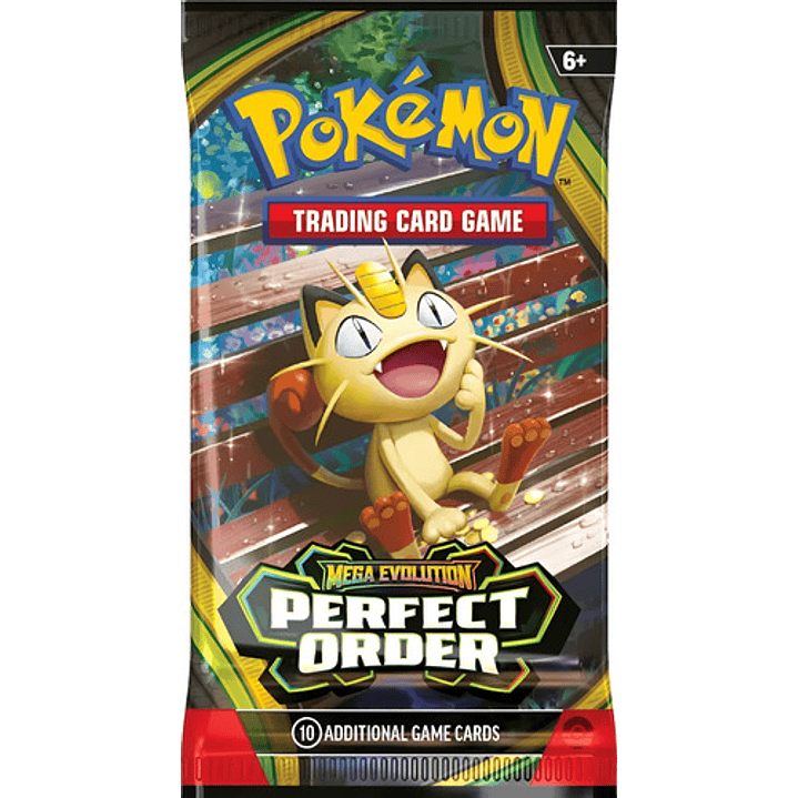 POKEMON TCG MEGA EVOLUTION PERFECT ORDER BOOSTER BOX INGLES 8