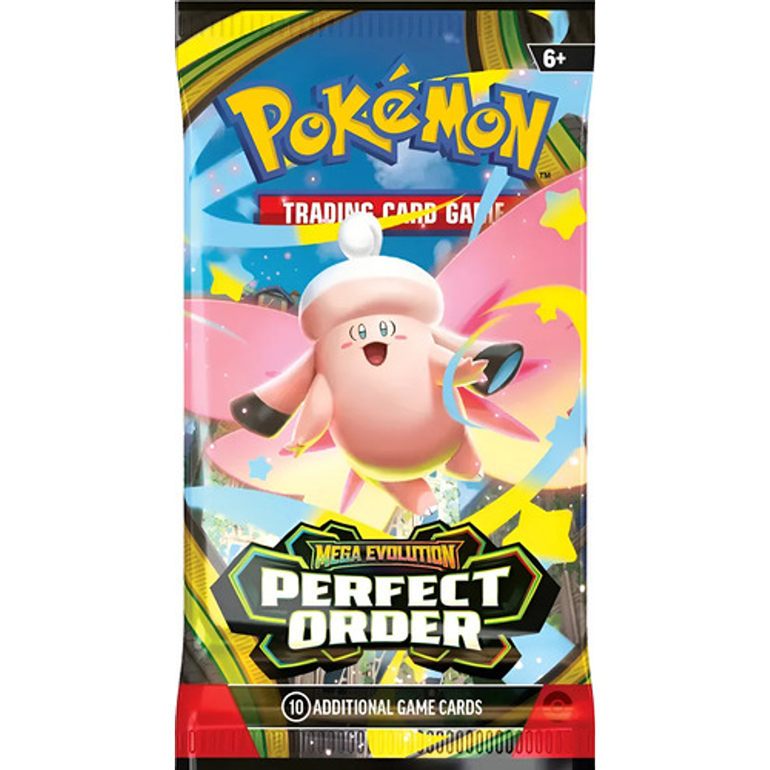 POKEMON TCG MEGA EVOLUTION PERFECT ORDER BOOSTER BOX INGLES 9
