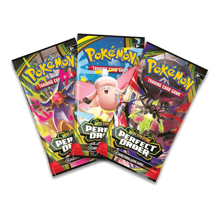 POKEMON TCG MEGA EVOLUTION PERFECT ORDER BOOSTER BOX INGLES 12