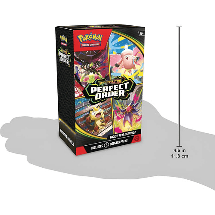 POKEMON TCG MEGA EVOLUTION PERFECT ORDER BOOSTER BUNDLE INGLES 7