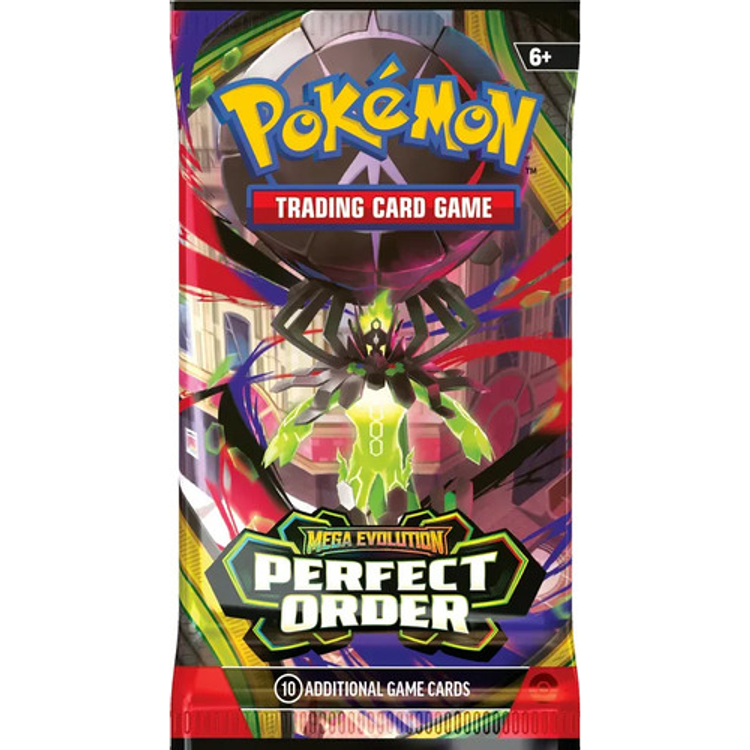 POKEMON TCG MEGA EVOLUTION PERFECT ORDER BOOSTER BUNDLE INGLES 8