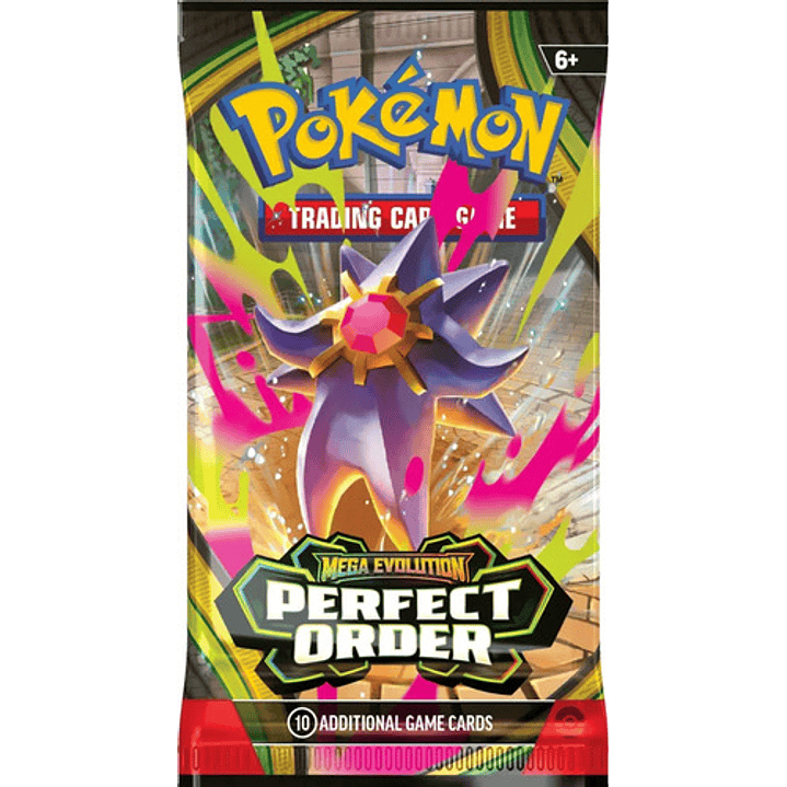 POKEMON TCG MEGA EVOLUTION PERFECT ORDER BOOSTER BUNDLE INGLES 9