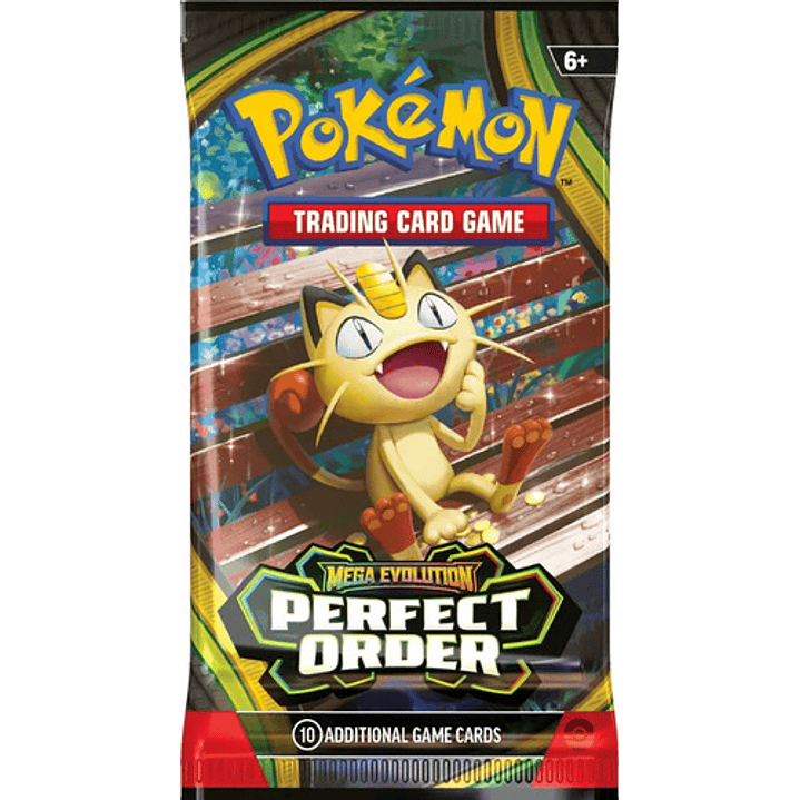 POKEMON TCG MEGA EVOLUTION PERFECT ORDER BOOSTER BUNDLE INGLES 10