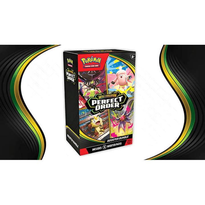 POKEMON TCG MEGA EVOLUTION PERFECT ORDER BOOSTER BUNDLE INGLES 12