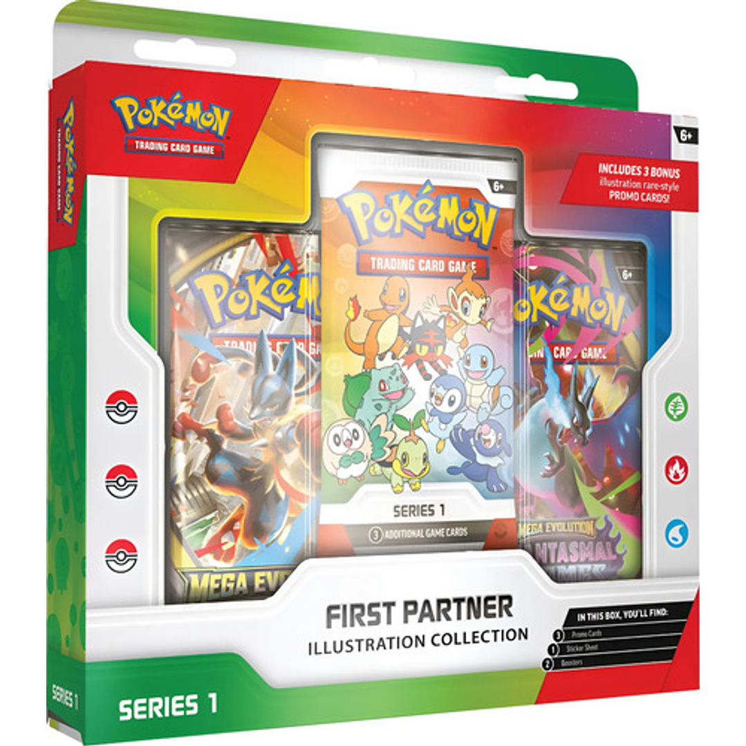 POKEMON TCG FIRST PARTNET ILLUSTRATION COLLECTION SERIES 1 30TH  ANNIVERSARY INGLES 2