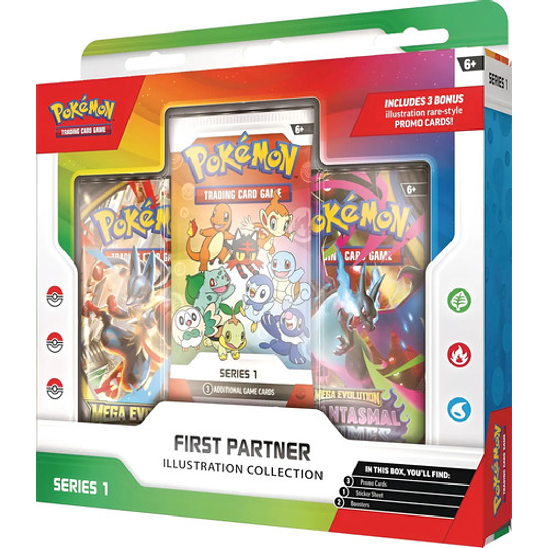 POKEMON TCG FIRST PARTNET ILLUSTRATION COLLECTION SERIES 1 30TH  ANNIVERSARY INGLES 4