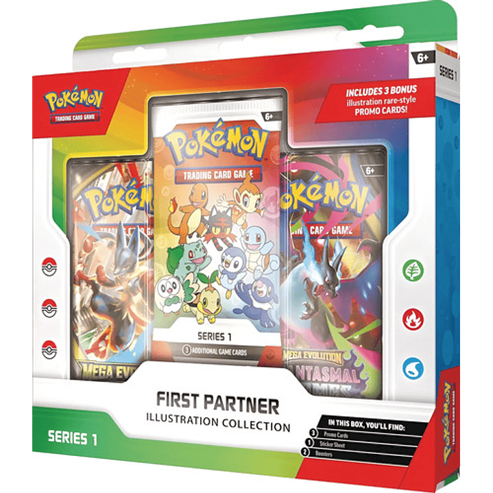 POKEMON TCG FIRST PARTNET ILLUSTRATION COLLECTION SERIES 1 30TH  ANNIVERSARY INGLES 4