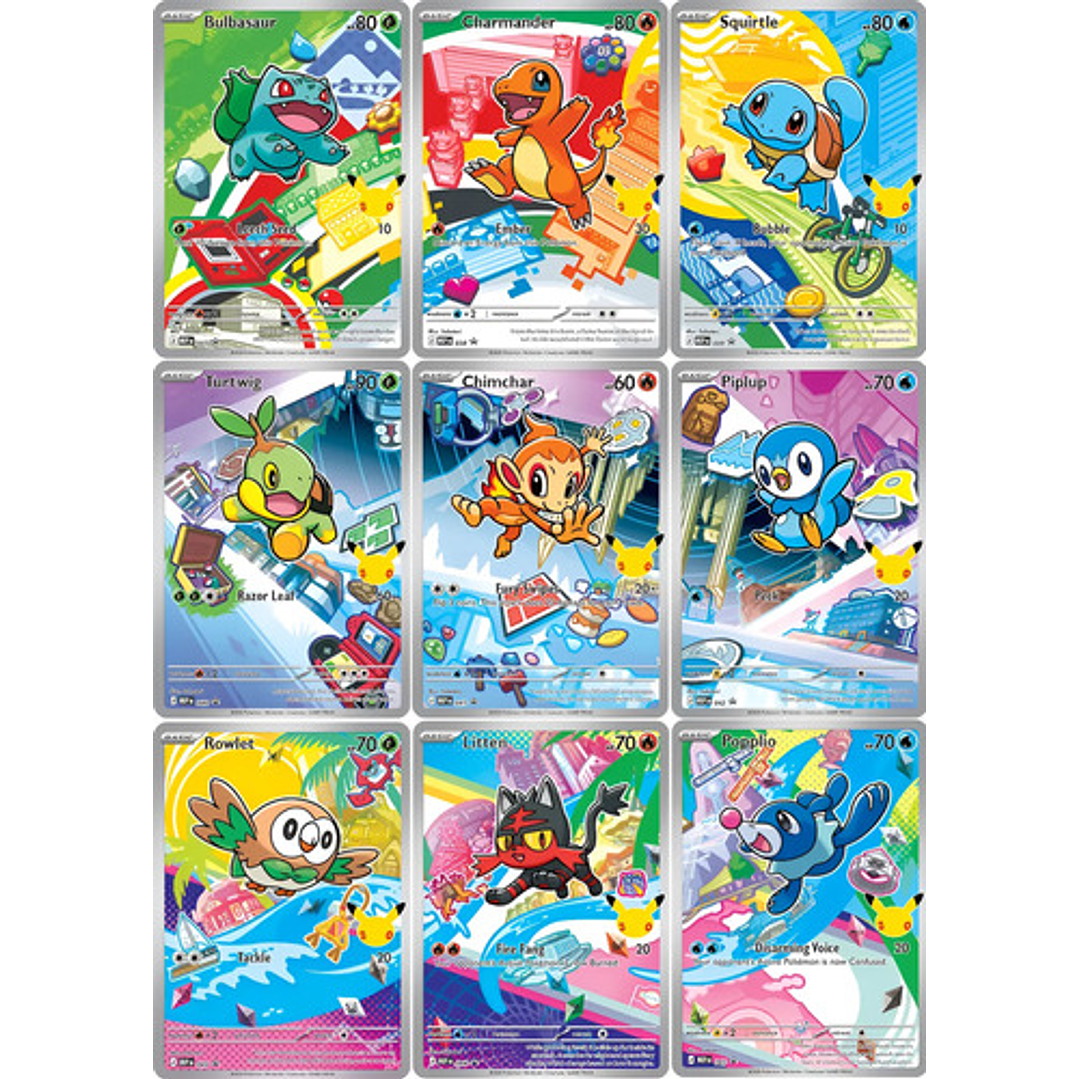POKEMON TCG FIRST PARTNET ILLUSTRATION COLLECTION SERIES 1 30TH  ANNIVERSARY INGLES 7