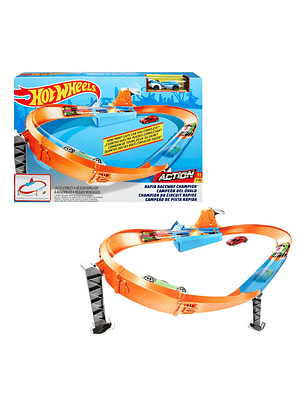Hot Wheels Action Campeonato De Rapidez Pista De Juguete
