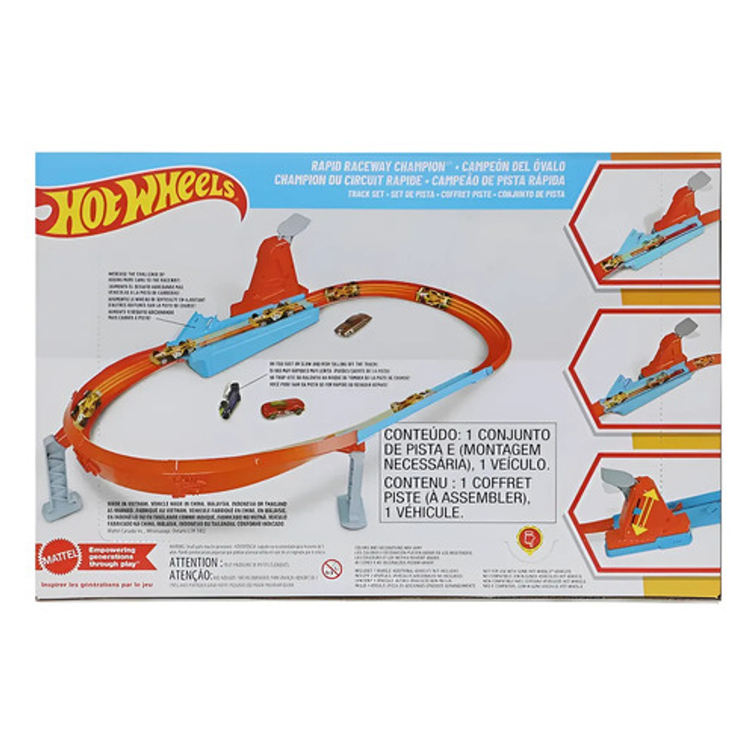 Hot Wheels Action Campeonato De Rapidez Pista De Juguete 4