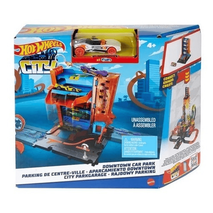 HOT WHEELS CITY PISTA APARCAMIENTO DOWNTOWN 4