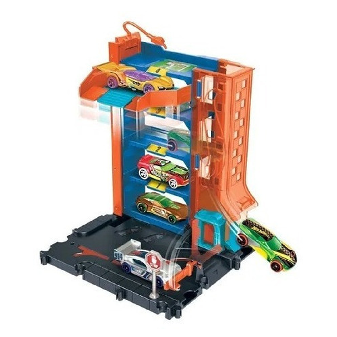HOT WHEELS CITY PISTA APARCAMIENTO DOWNTOWN 5