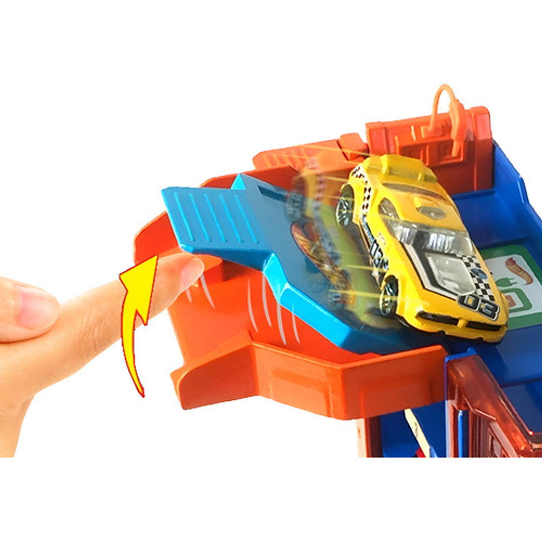 HOT WHEELS CITY PISTA APARCAMIENTO DOWNTOWN 6