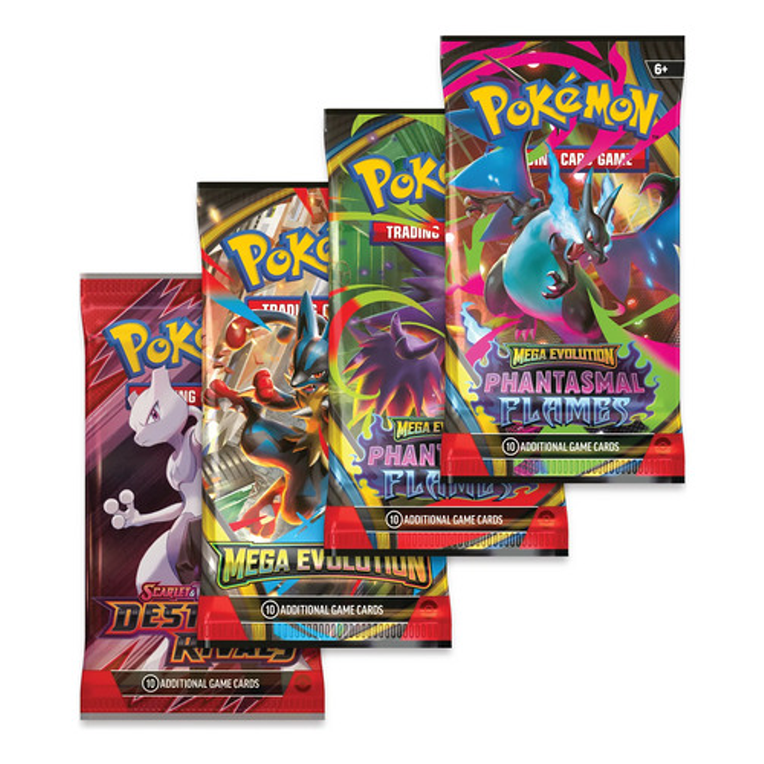 Pokemon Tcg Ingles Mega Charizard Ex Tin Lata Mega Charizard 3