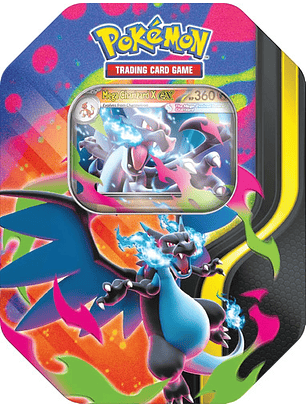 Pokemon Tcg Ingles Mega Charizard Ex Tin Lata Mega Charizard