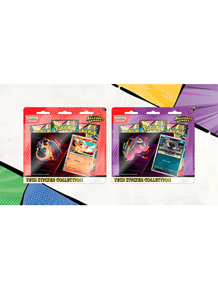 POKEMON TCG MEGA EVOLUTION ASCENDED HEROES PAR TECH STICKER COLLECTION CHARMANDER/ GASTLY ESPAÑOL
