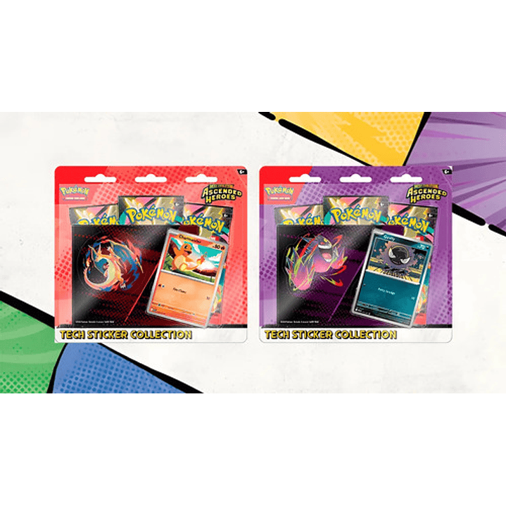 Pokemon Tcg Español Par Ascended Heroes Sticker Collection 1