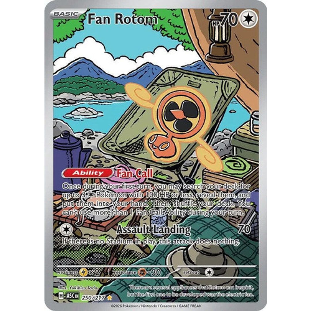 POKEMON TCG FAN ROTOM ASC 250/217 ASCENDED HEROES INGLES 1