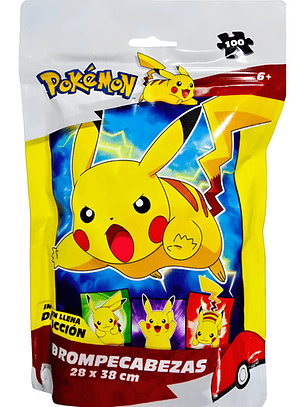 ROMPECABEZAS POKEMON PIKACHU 100 PIEZAS NOVELTY