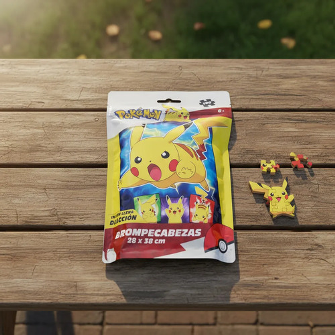 ROMPECABEZAS POKEMON PIKACHU 100 PIEZAS NOVELTY 8