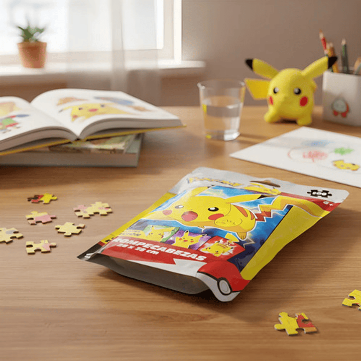 ROMPECABEZAS POKEMON PIKACHU 100 PIEZAS NOVELTY 9