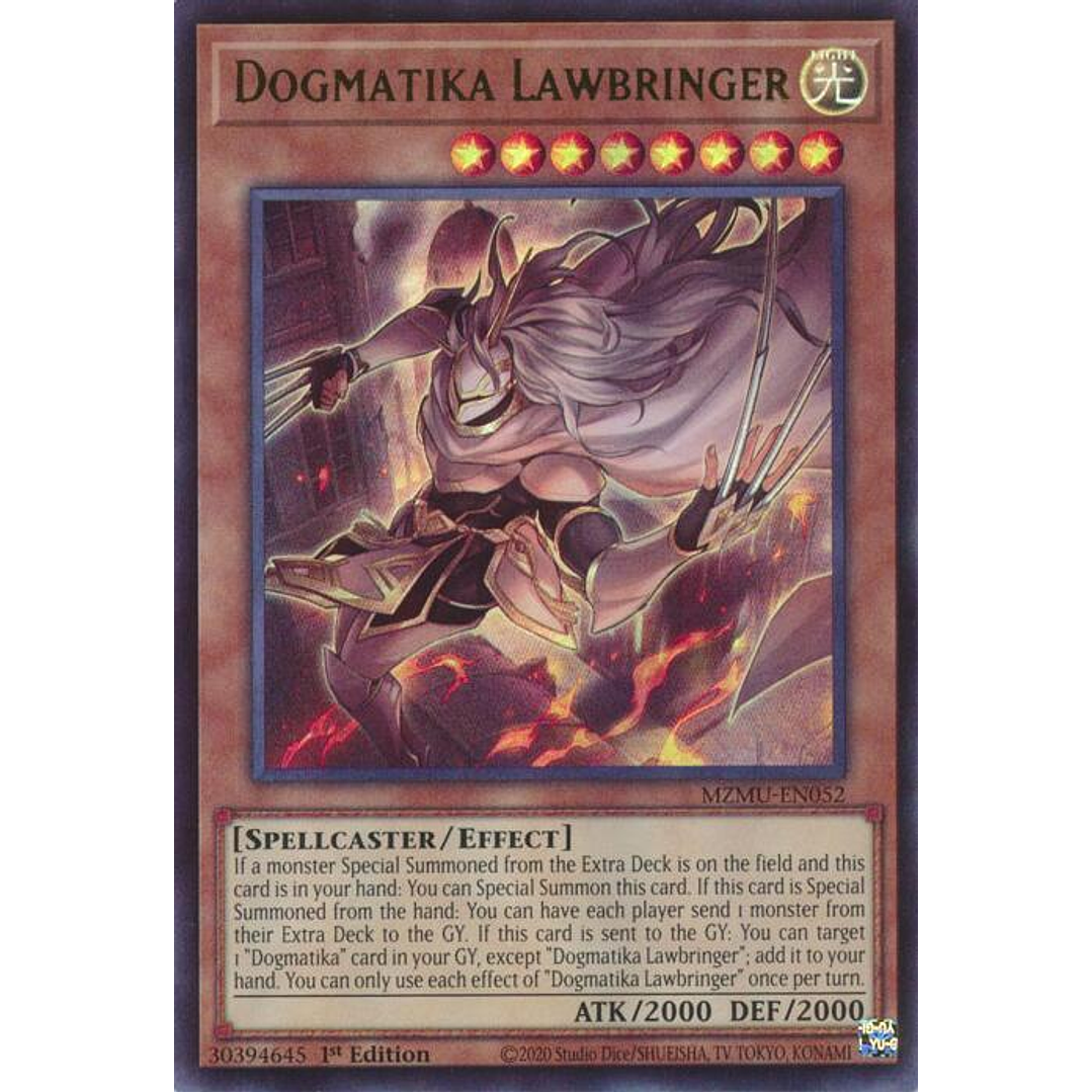 DOGMATIKA LAWBRINGER MZMU-EN052 ULTRA RARE 1
