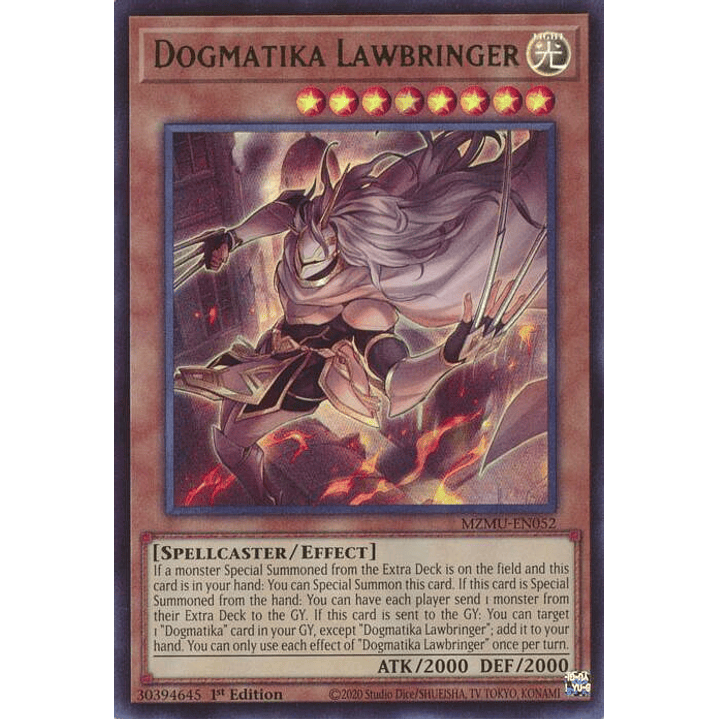 DOGMATIKA LAWBRINGER MZMU-EN052 ULTRA RARE 1