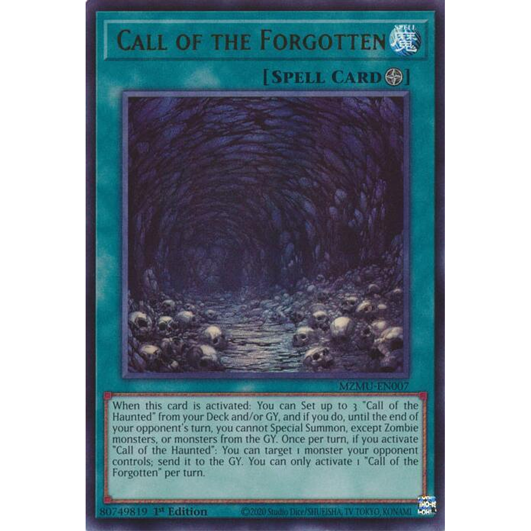 CALL OF THE FORGOTTEN MZMU-EN007 ULTRA RARE 1