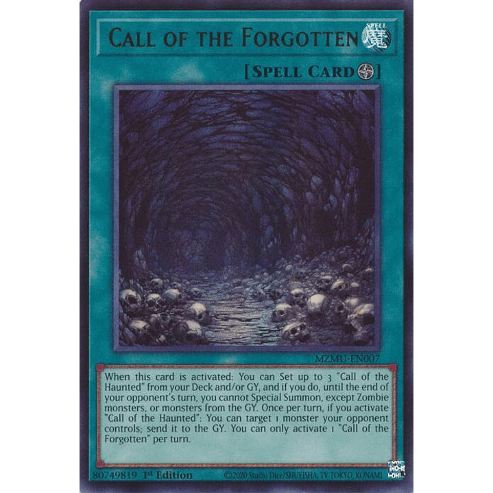 CALL OF THE FORGOTTEN MZMU-EN007 ULTRA RARE 1