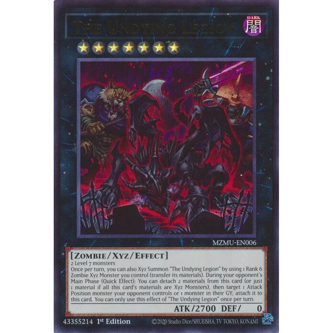 THE UNDYING LEGION MZMU-EN006 ULTRA RARE 1