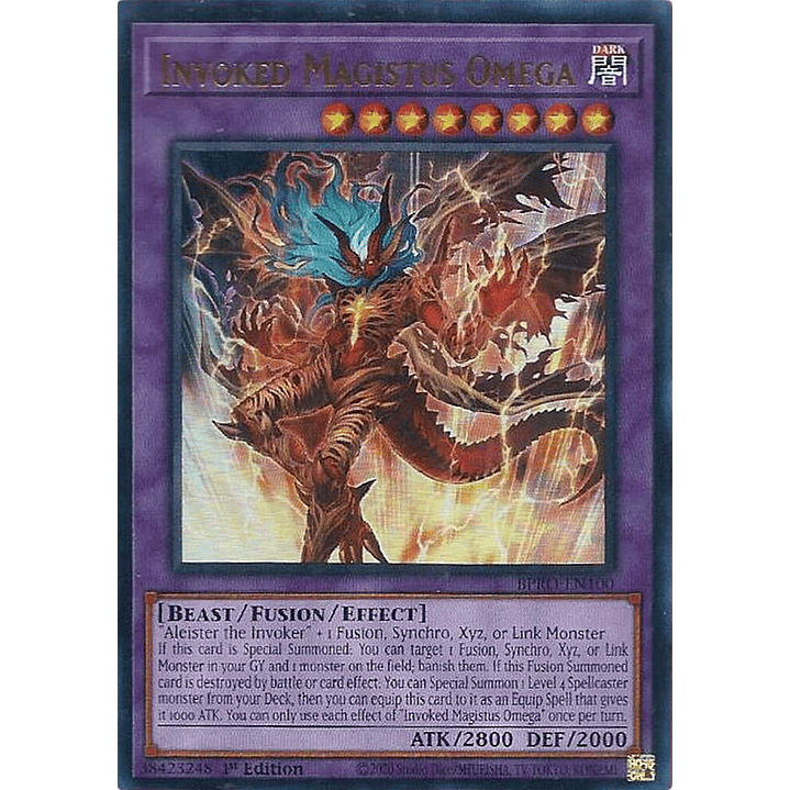 INVOKED MAGISTUS OMEGA MZMU-EN100 ULTRA RARE 1