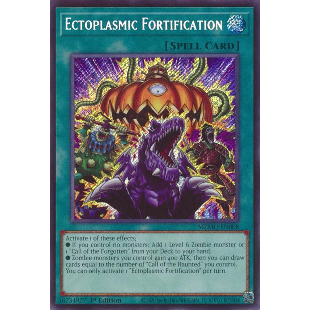 ECTOPLASMIC FORTIFICATION MZMU-EN008 SECRET RARE 1