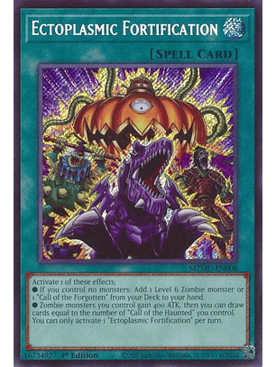 ECTOPLASMIC FORTIFICATION MZMU-EN008 SECRET RARE