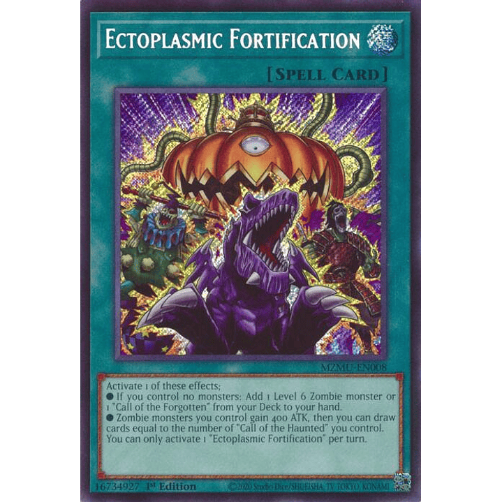 ECTOPLASMIC FORTIFICATION MZMU-EN008 SECRET RARE 1