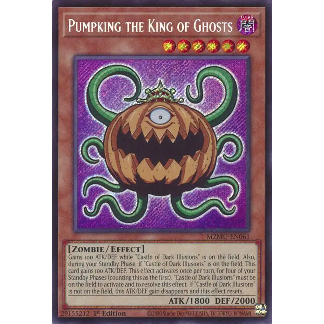 PUMPKING THE KING OF GHOST MZMU-EN061 SECRET RARE 1