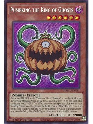 PUMPKING THE KING OF GHOST MZMU-EN061 SECRET RARE
